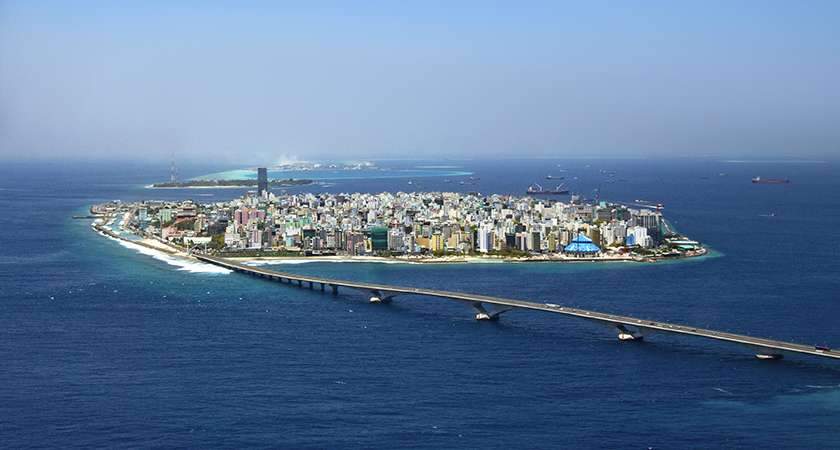 město na ostrově city on the island
