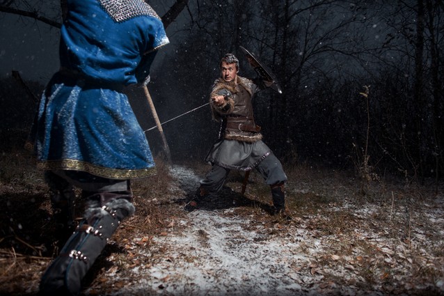 Hry o trůny Scéna ze seriálu Hry o trůny