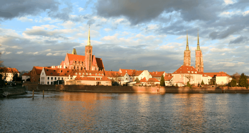 Tumský ostrov ve Wroclawi